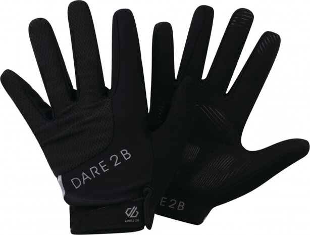 fietshandschoenen Forcible dames polyester zwart maat L