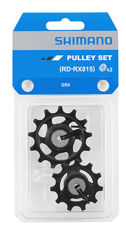 derailleurwielset GRX RD-RX815 staal 11S zwart 2 stuks