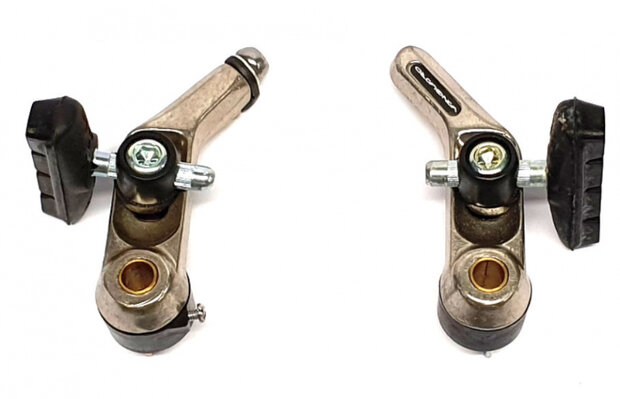 cantileverset voor/achter 45,2 cm aluminium zwart/zilver