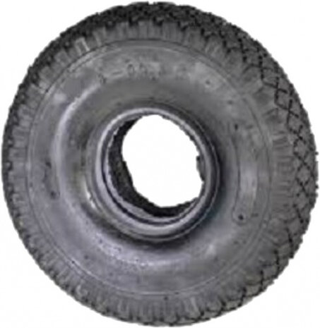 buitenband steekwagen 3.00 x 4 rubber zwart