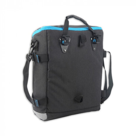 pakaftas Joshua L 15 liter zwart
