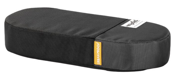 bagagedragerkussen 37 cm polyetheen zwart