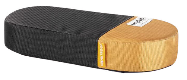 bagagedragerkussen 37 cm polyetheen grijs