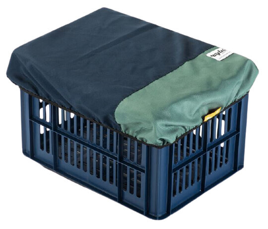 krathoes 40 x 30 cm polyetheen blauw/groen