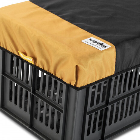 krathoes 40 x 30 cm polyetheen grijs/geel