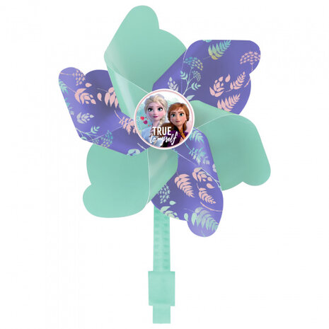 windmolentje Frozen 2 paars/mint