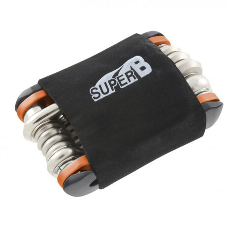 multitool TB-FD55 16 functies 73 x 45 mm RVS oranje