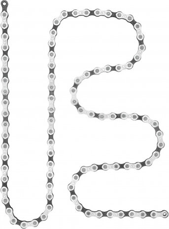 ketting Chorus 12S 1/2 x 11/128 inch staal zilver