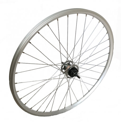 achterwiel Freeway 28 x 1 5/8 x 1 3/8 rollerbrake zilver