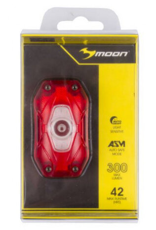 achterlicht Shield-X Auto led oplaadbaar 300 lm rood/zwart