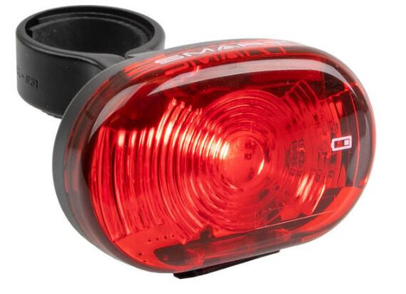 achterlicht Star led oplaadbaar rood/zwart