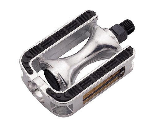 platformpedaal SP-810 aluminium/rubber 9/16 Inch zilver