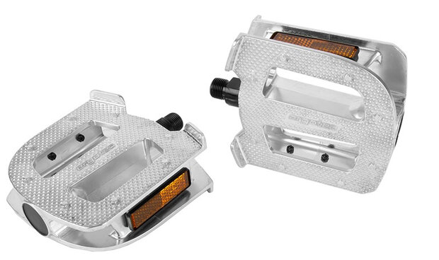 pedalen EP-Cargo 9/16 staal 10,5 x 10 cm zilver