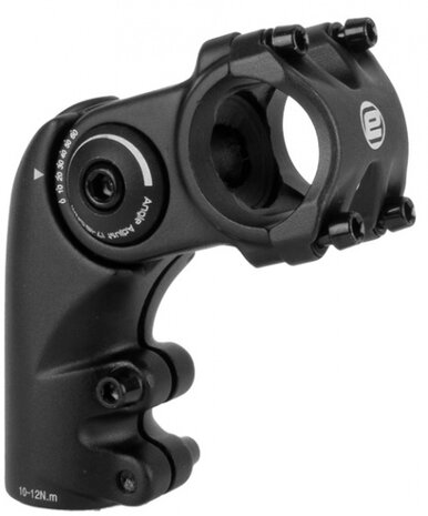 stuurpen 28,6 / 60 / 41 mm aluminium zwart