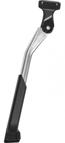 fietsstandaard 18 mm RVS zwart/zilver