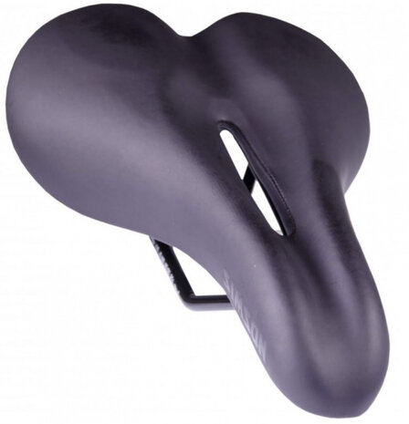 zadel Hybrid unisex 26,8 x 17,4 cm foam/staal zwart