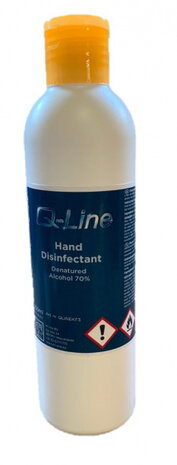desinfectiemiddel 250 ml alcohol transparant