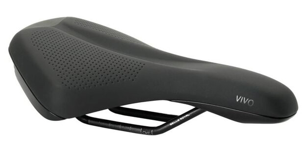zadel Vivo Reflective 25 cm schuim zwart