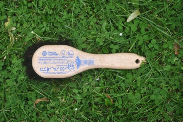 reinigingsborstel fiets 29 cm hout naturel