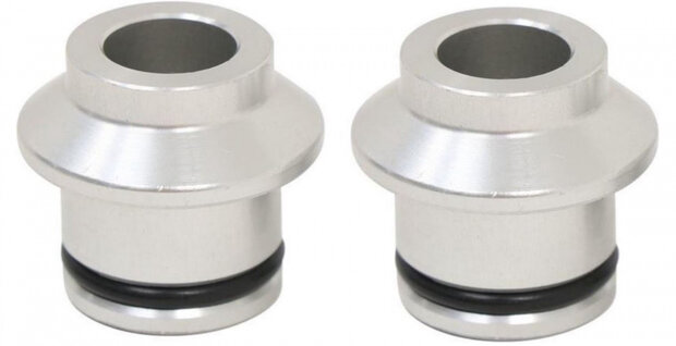 voorvorkhouder-pluggen Huske 12 x 100 mm alu zilver