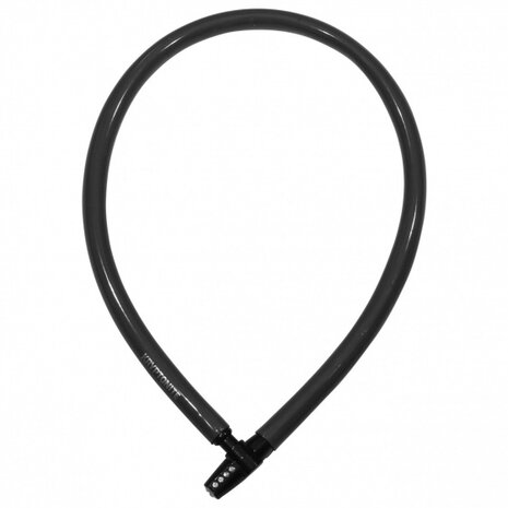 kabelslot Keeper 65 cm staal zwart