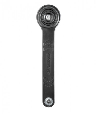 vouwslot met houder Keeper 85 cm staal zwart