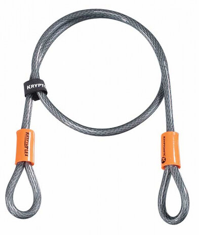 kabelslot KryptoFlex 120 cm staal zilver