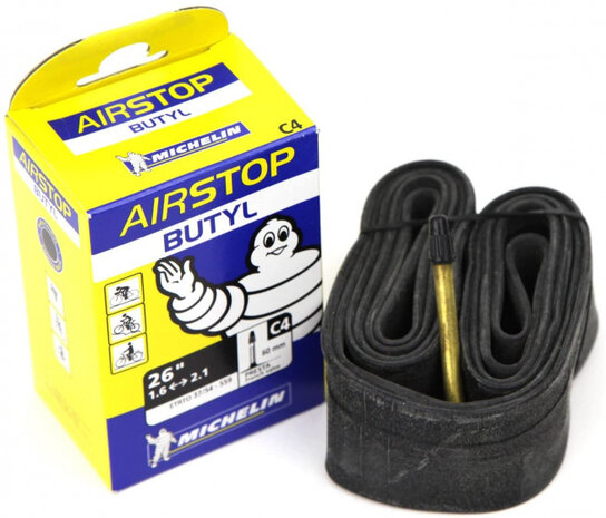 binnenband Airstop 26 x 1.1 - 1.25 inch 40 mm AV zwart