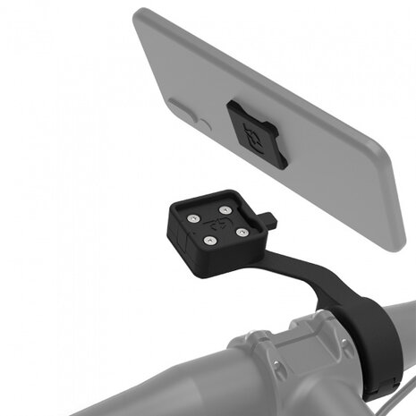 telefoonhouder fiets Cliqr 25,4-31,8 mm zwart
