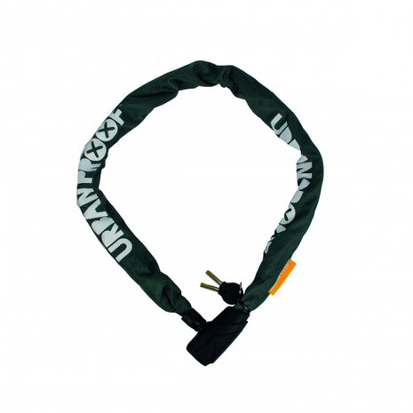 kettingslot 100 cm 8 mm staal/polyester groen 3-delig
