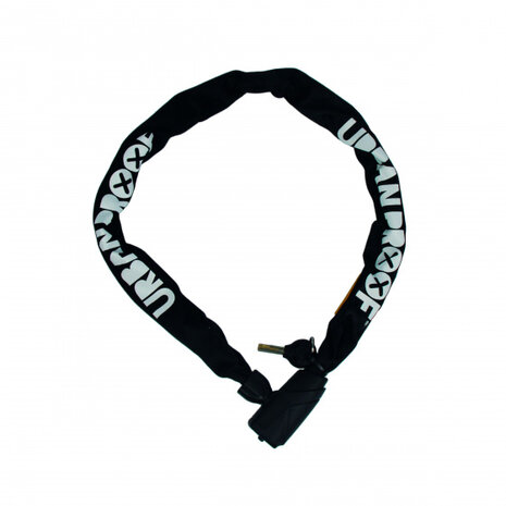 kettingslot 100 cm 8 mm staal/polyester zwart 3-delig