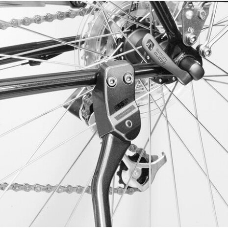 standaard e-bike 28/29 inch 35 cm aluminium zilver