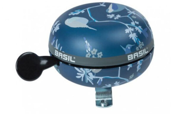 fietsbel Wanderlust 80 mm staal blauw