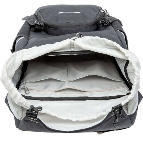 fietstas Rear Rider 16 liter polyester/mesh zwart