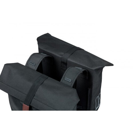 dubbele fietstas City 28-32 liter zwart &ndash; 18071