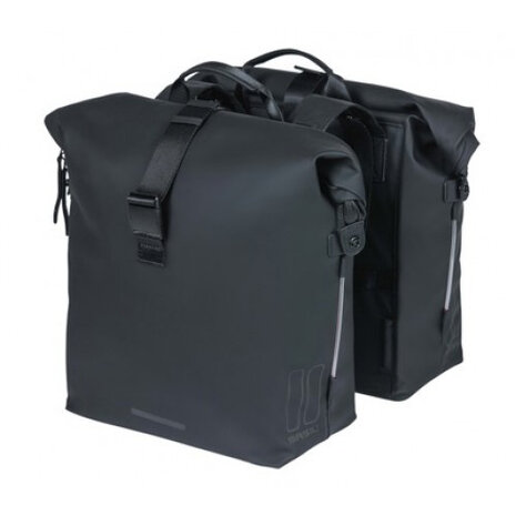 fietstas dubbel SoHo Nordlicht 41 liter zwart - 18076