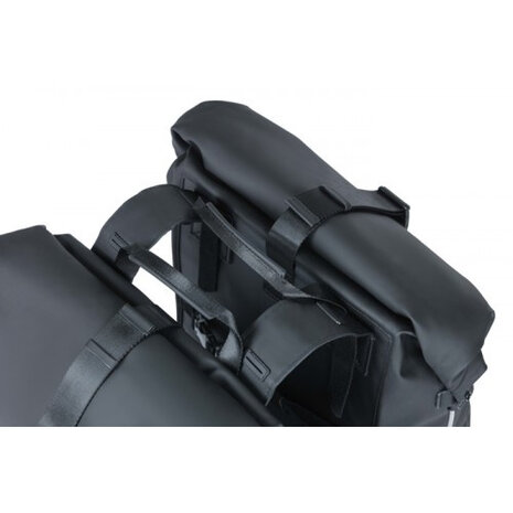 fietstas dubbel SoHo Nordlicht 41 liter zwart - 18076