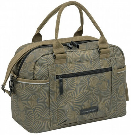 bagagedragertas Bari 13 liter polyester bruin/zwart