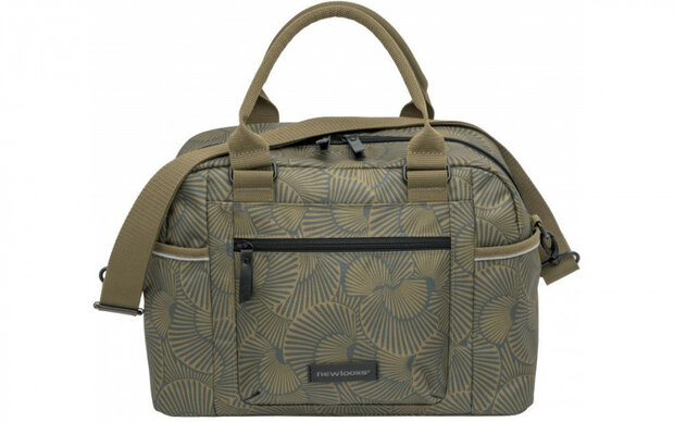 bagagedragertas Bari 13 liter polyester bruin/zwart