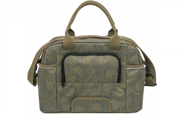 bagagedragertas Bari 13 liter polyester bruin/zwart