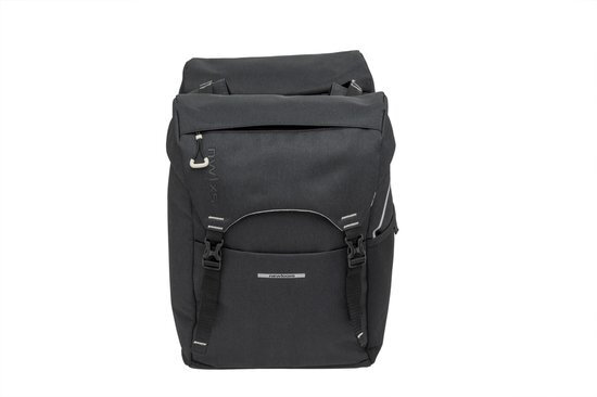fietstas dubbel Sports 32 liter zwart