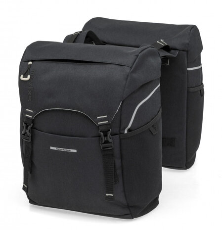 dubbele fietstas Sports Racktime 32 l zwart