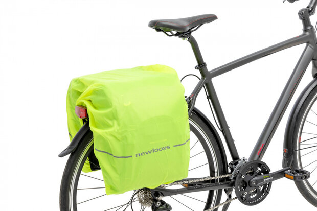 dubbele fietstas Sports MIK 32 liter zwart