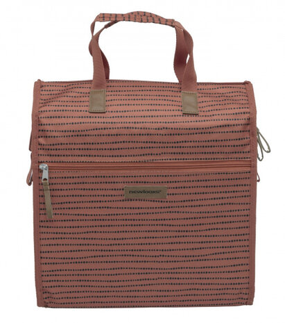 shopper fietstas Lilly Nomi 18 liter polyester rood