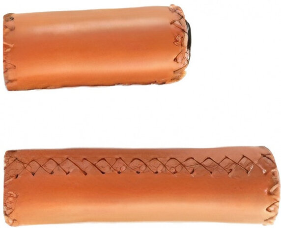 handvatten 85/125 mm leer bruin per set