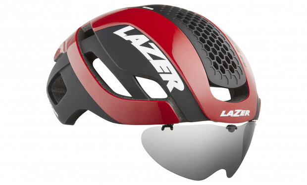 fietshelm Bullet 2.0 unisex schuim/mesh rood maat M