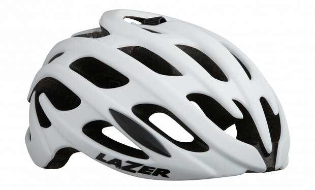 fietshelm Blade+ Mips unisex schuim/mesh wit maat S