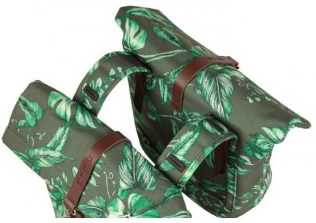 fietstas dubbel Ever-Green 28-32 liter groen - 18083