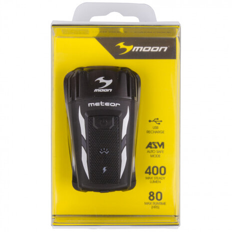 voorlicht Meteor 400 lm oplaadbaar zwart