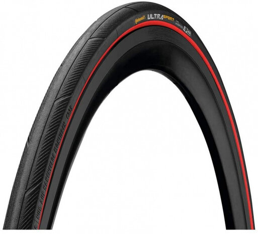 buitenband Ultra Sport III 28 x 7/8 (23-622) zwart/rood